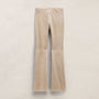 Stretch Suede Bootcut Pant in Ecru | James Perse Los Angeles