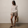 East Cape Silk Linen Hooded Sweater in Ivory | James Perse Los Angeles