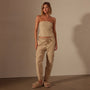 Stretch Poplin Cargo Pant in Sand Dune Pigment | James Perse Los Angeles
