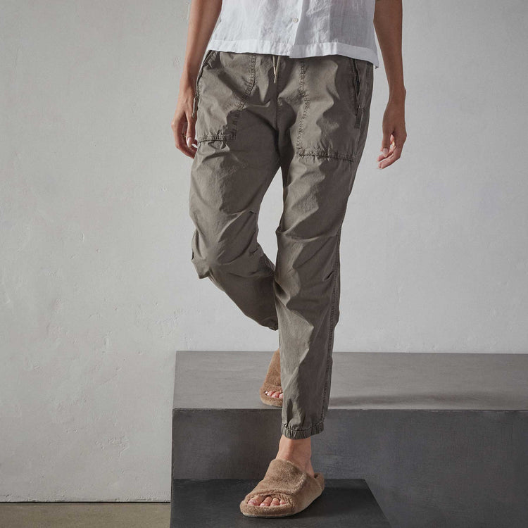 Zip Pocket Utility Pant - Platoon Pigment | James Perse Los Angeles