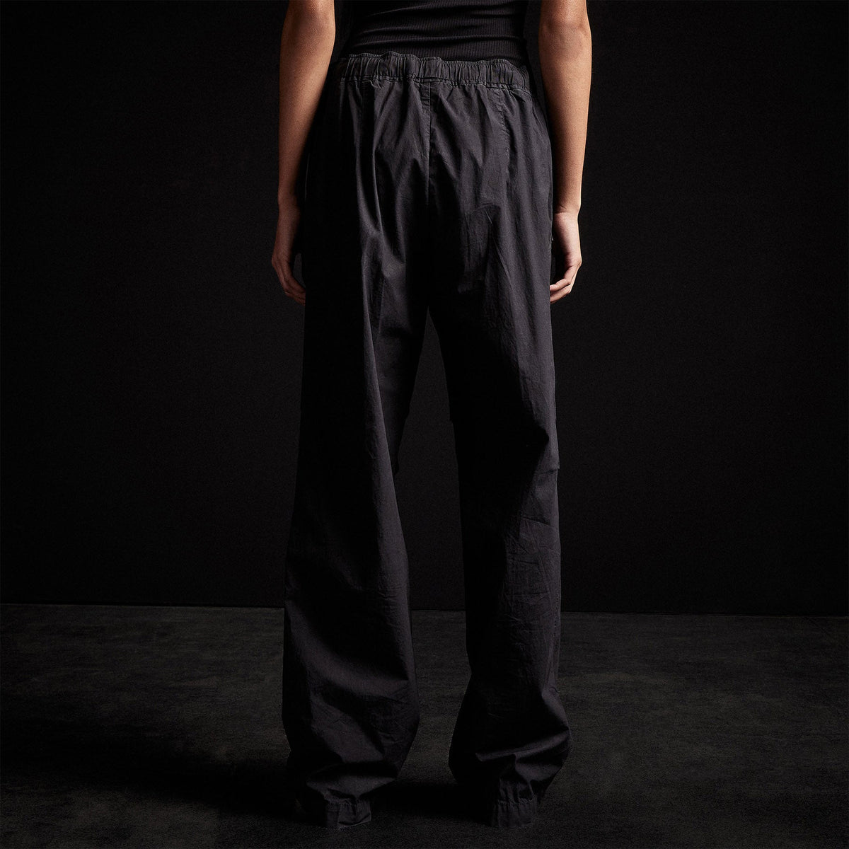 Wide Leg Flight Pant in Black | James Perse Los Angeles 