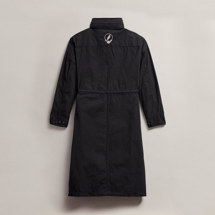 Women's Grateful Dead Lightweight Parka in Black | James Perse Los Angeles