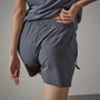 Zip Pocket Utility Short - Gravel Pigment | James Perse Los Angeles