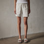 Clean Stretch Poplin Short in White Smoke Pigment | James Perse Los Angeles