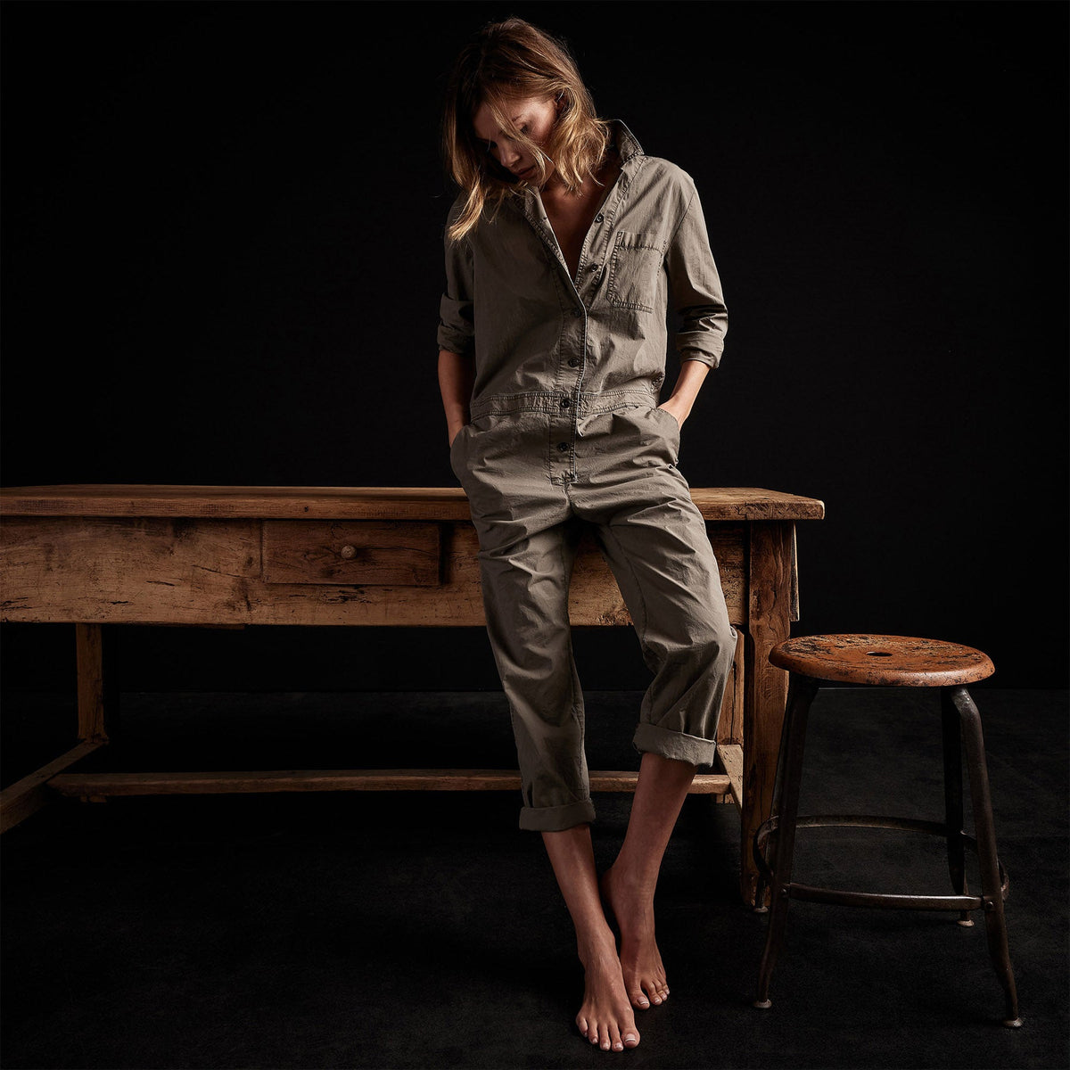 flight jumpsuit ammo pigment wsps6676 | James Perse Los Angeles 