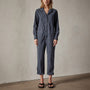 flight jumpsuit blue oil wsps6676 | James Perse Los Angeles 