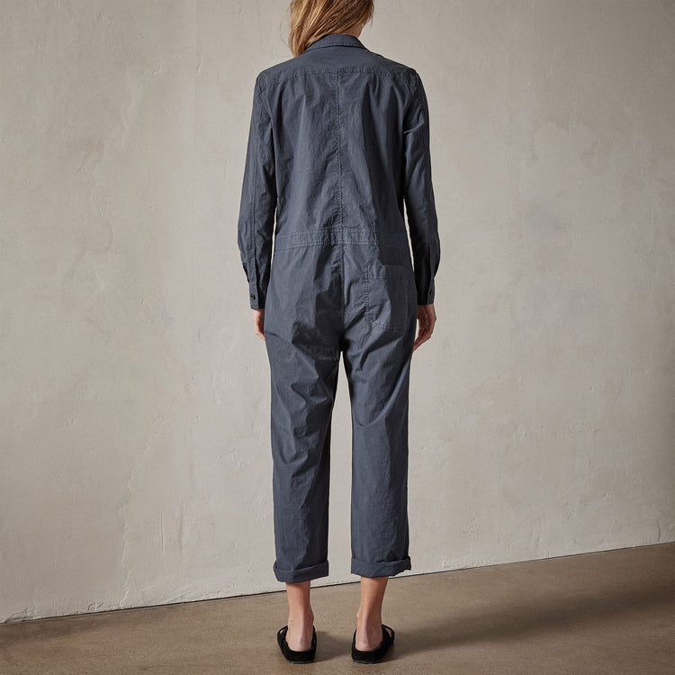 flight jumpsuit blue oil wsps6676 | James Perse Los Angeles 