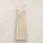 Silk Twill Tank Dress in Ivory | James Perse Los Angeles