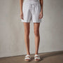 Seersucker Short in White | James Perse Los Angeles 