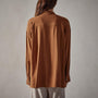 Stretch Viscose Shirt in Copper | James Perse Los Angeles