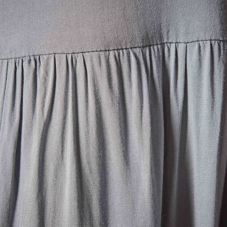 Stretch Viscose Shirt Dress in Ocean Mist | James Perse Los Angeles