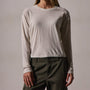 Boxy Long Sleeve Tee in Canvas | James Perse Los Angeles