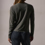 Boxy Long Sleeve Tee in Palm | James Perse Los Angeles