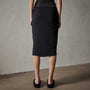 Shoreline Ruched Skirt in Black | James Perse Los Angeles