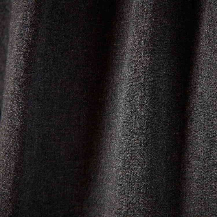 Curved Hem Peasant Blouse - Anthracite | James Perse Los Angeles
