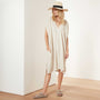 V Neck Kaftan in Natural | James Perse Los Angeles