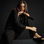 Back Keyhole Jumpsuit in Black | James Perse Los Angeles
