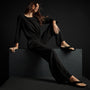 Back Keyhole Jumpsuit in Black | James Perse Los Angeles