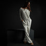 Back Keyhole Jumpsuit in Grey Melange | James Perse Los Angeles
