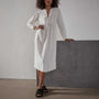 Peasant Dress - Ivory | James Perse Los Angeles