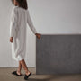 Peasant Dress - Ivory | James Perse Los Angeles