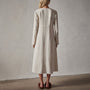 Viscose Seamed Contour Dress in Natural | James Perse Los Angeles