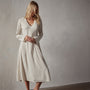 Viscose Seamed Contour Dress in Natural | James Perse Los Angeles
