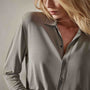 Stretch Matte Jersey Shirt in Concrete | James Perse Los Angeles 