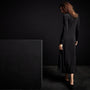 Open Seam Raglan Dress in Black | James Perse Los Angeles