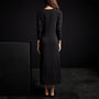 Open Seam Raglan Dress in Black | James Perse Los Angeles