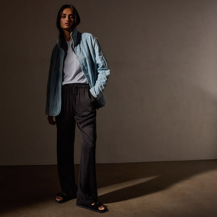 Lounge Pant  in Black | James Perse Los Angeles