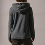 Sherpa Hooded Open Front Jacket in Heather Grey | James Perse Los Angeles