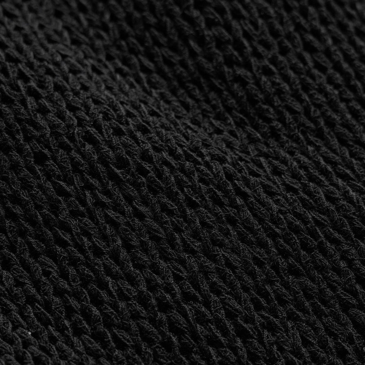 Oversized Cotton Linen Beach Sweater in Black | James Perse Los Angeles