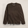 Oversized Cotton Linen Beach Sweater in Storm | James Perse Los Angeles