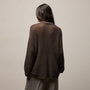 Cotton Linen Open Knit Crew in Storm | James Perse Los Angeles