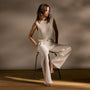 Cotton Linen Sweater Tank In Off White | James Perse Los Angeles