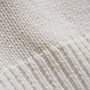 Cotton Linen V Neck Boxy Sweater In Off White | James Perse Los Angeles