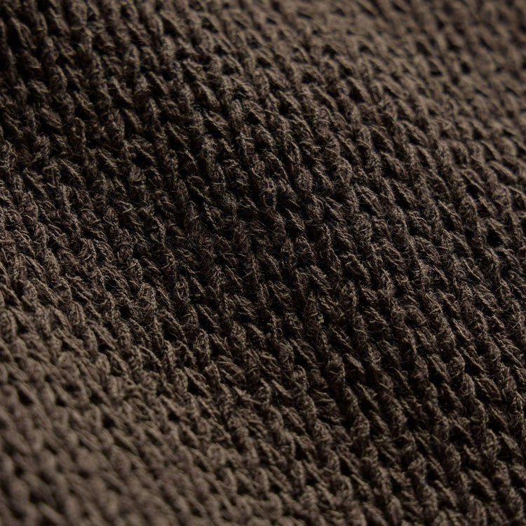 Cotton Linen V Neck Boxy Sweater In Storm | James Perse Los Angeles