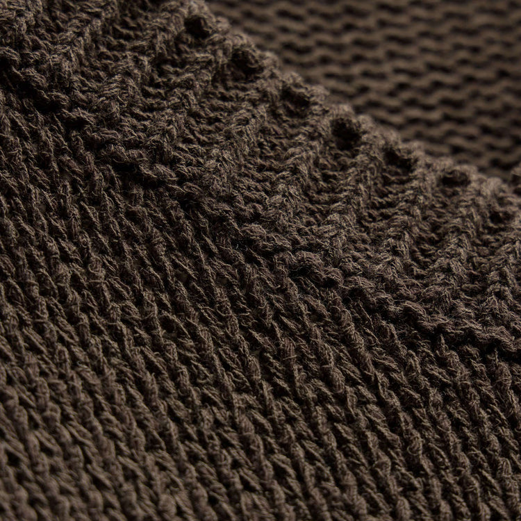 Cotton Linen V Neck Boxy Sweater In Storm | James Perse Los Angeles