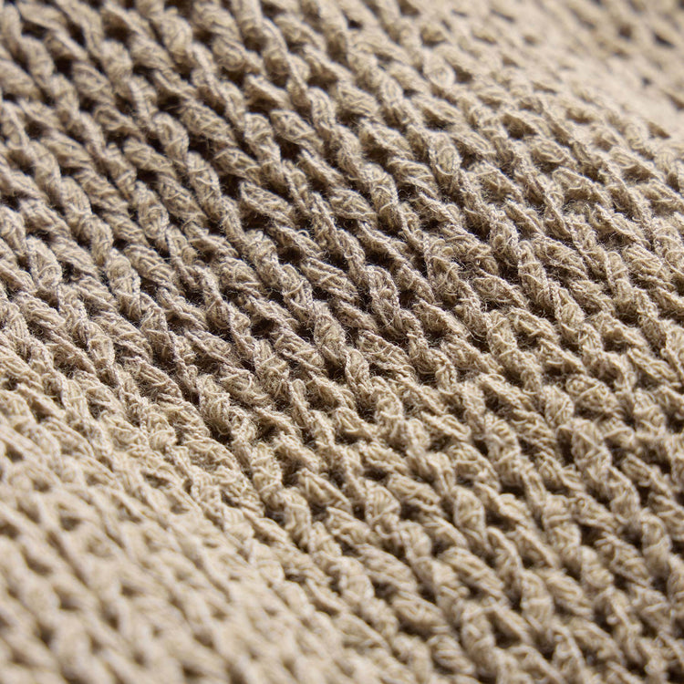 Cotton Linen Pullover Sweater - Overcast