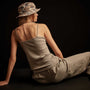 Tencel Cashmere Ribbed Tank - Mineral | James Perse Los Angeles