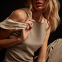 Tencel Cashmere Ribbed Tank - Mineral | James Perse Los Angeles