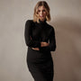 Tencel Cashmere Turtleneck in Black | James Perse Los Angeles