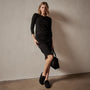Tencel Cashmere Crewneck in Black | James Perse Los Angeles
