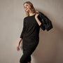Tencel Cashmere Crewneck in Black | James Perse Los Angeles