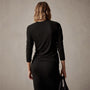 Tencel Cashmere Crewneck in Black | James Perse Los Angeles