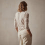 Tencel Cashmere Crewneck in Canvas | James Perse Los Angeles