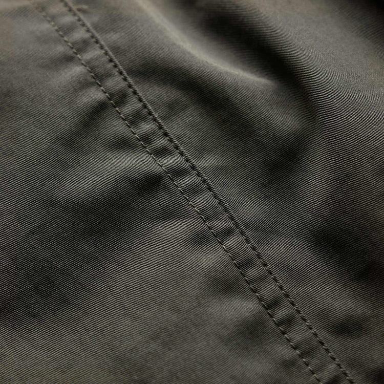 Fine Cotton Twill Crop Pant In Dark Olive | James Perse Los Angeles