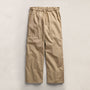 Fine Cotton Twill Crop Pant In Light Khaki | James Perse Los Angeles