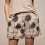 Palm Printed Boxer Short In Stone | James Perse Los Angeles
